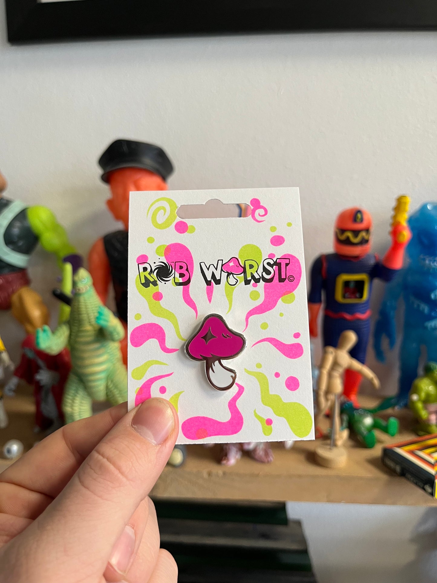 Mushroom Enamel Pin