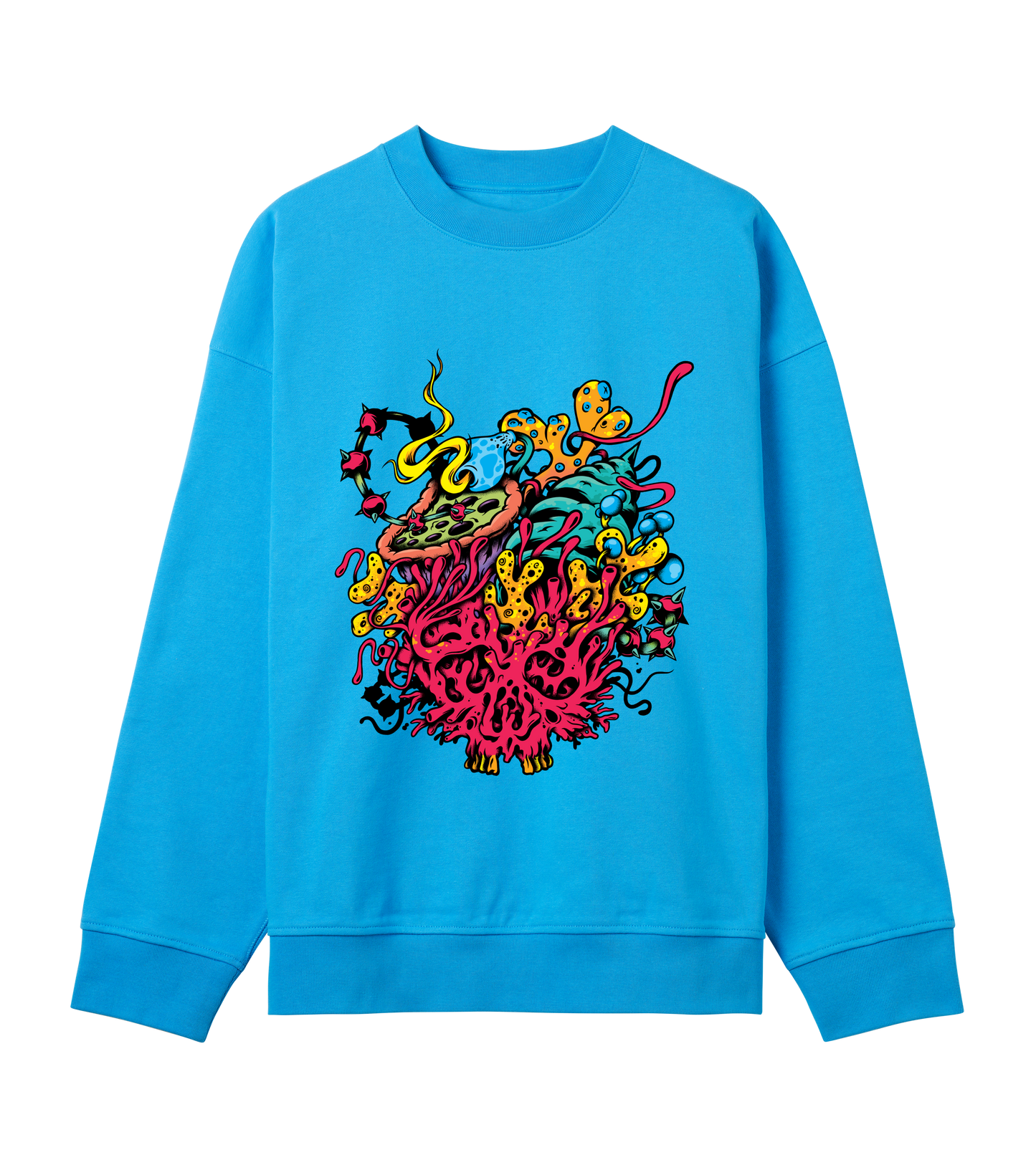 Coral Skull Sweatshirt